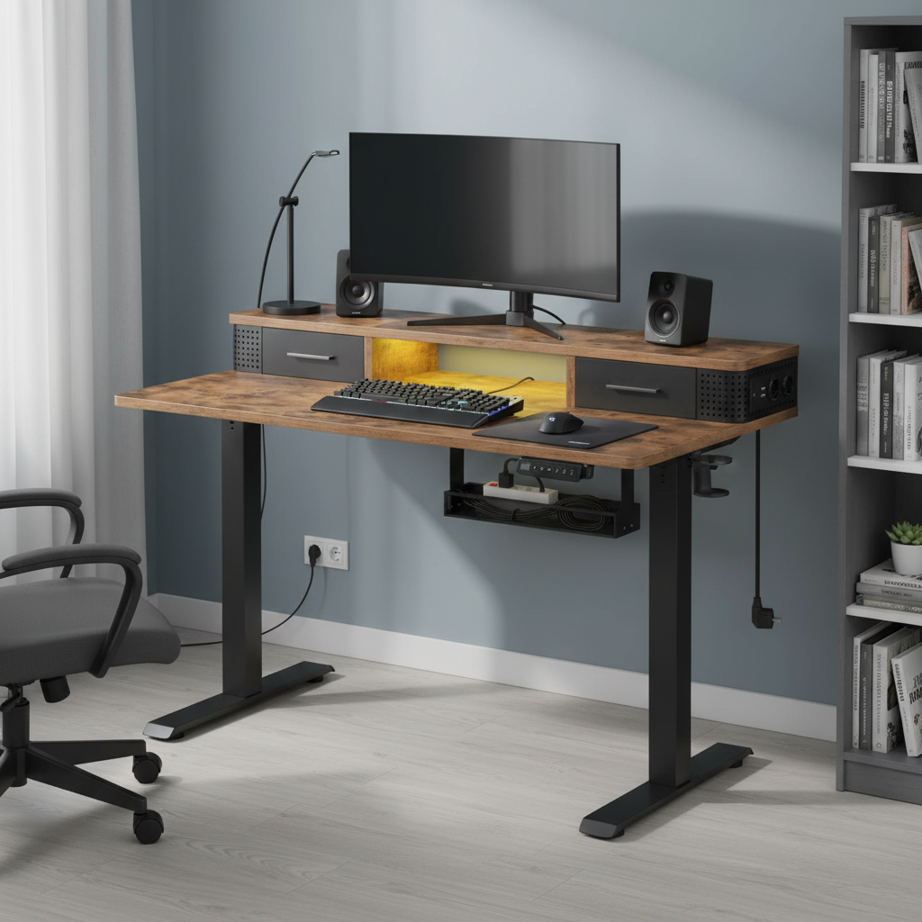 Bureau assis-debout ÉLAN Tech